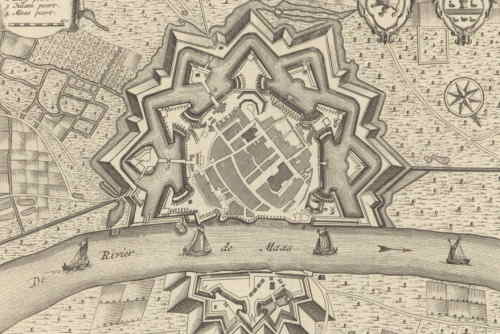 Grave fortifications by Menno van Coehoorn designed around 1700